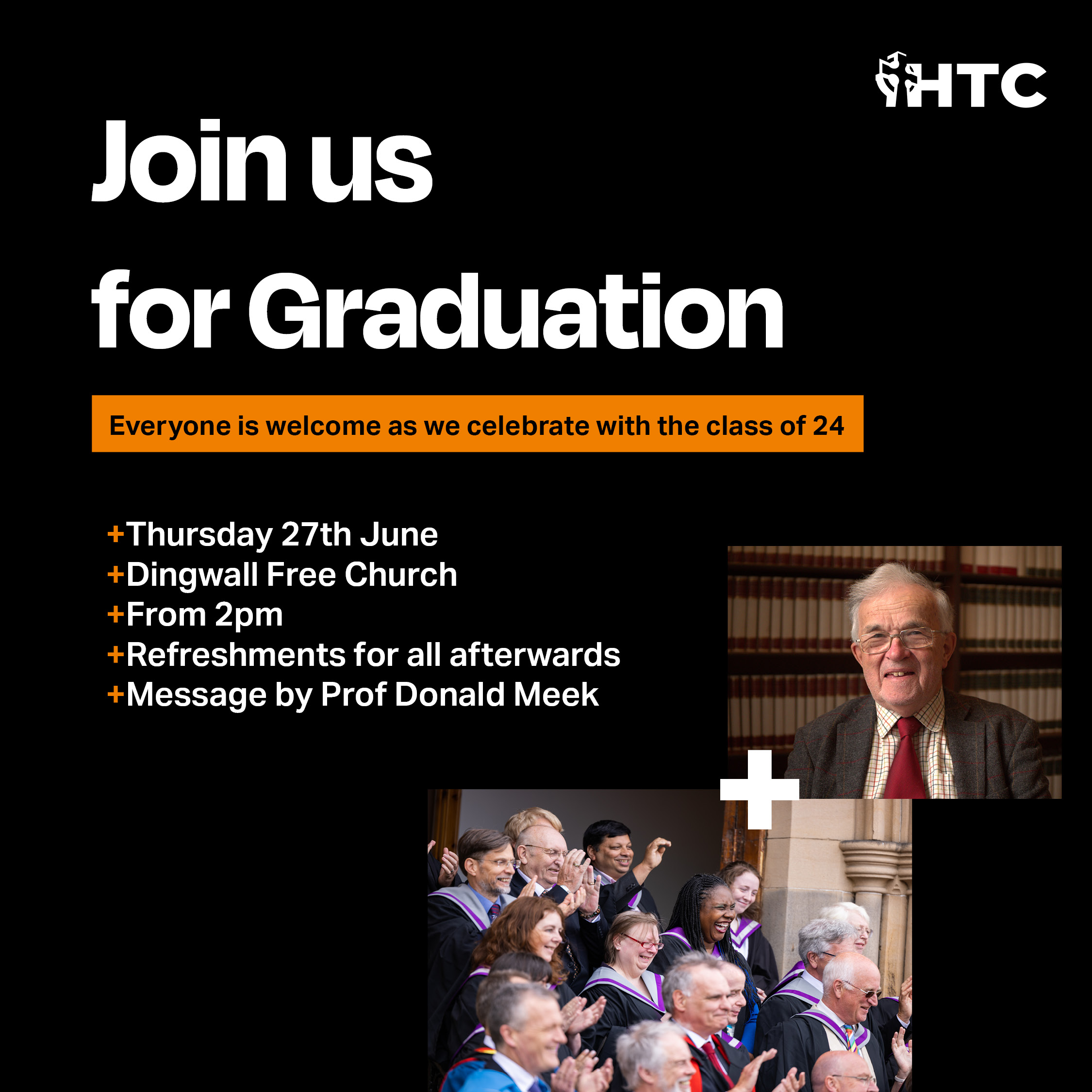 You're invited to Graduation 